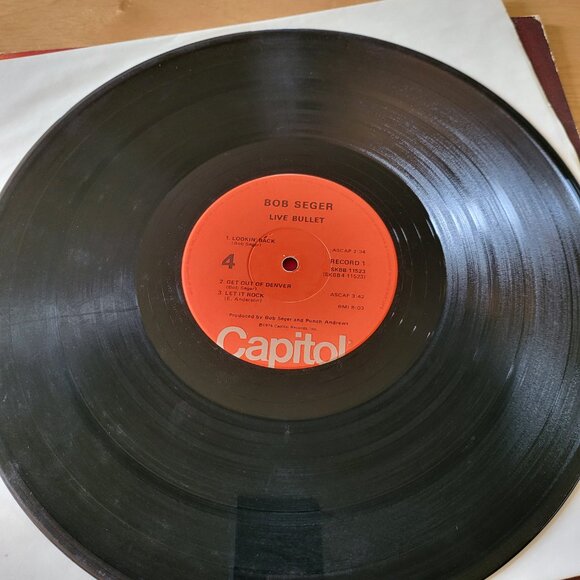 BOB SEGER Live Bullet Double LP Vinyl 1976 Capitol Records SKBB-11523 Rock LP6 - Picture 8 of 16